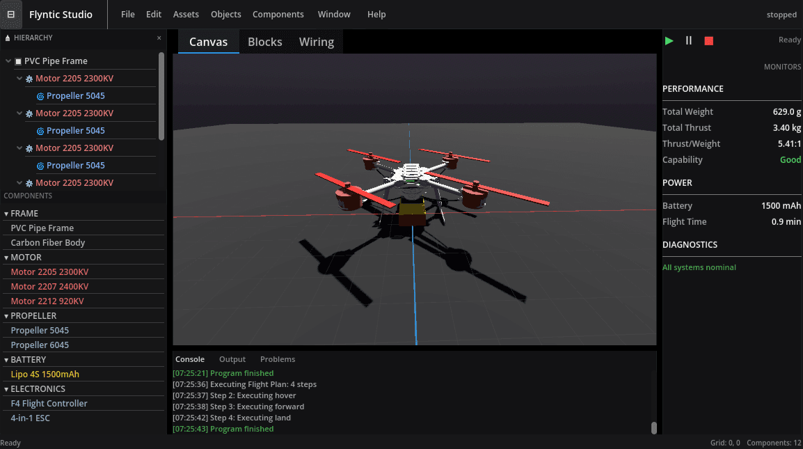 Drone Application by Insai - full IDE workspace